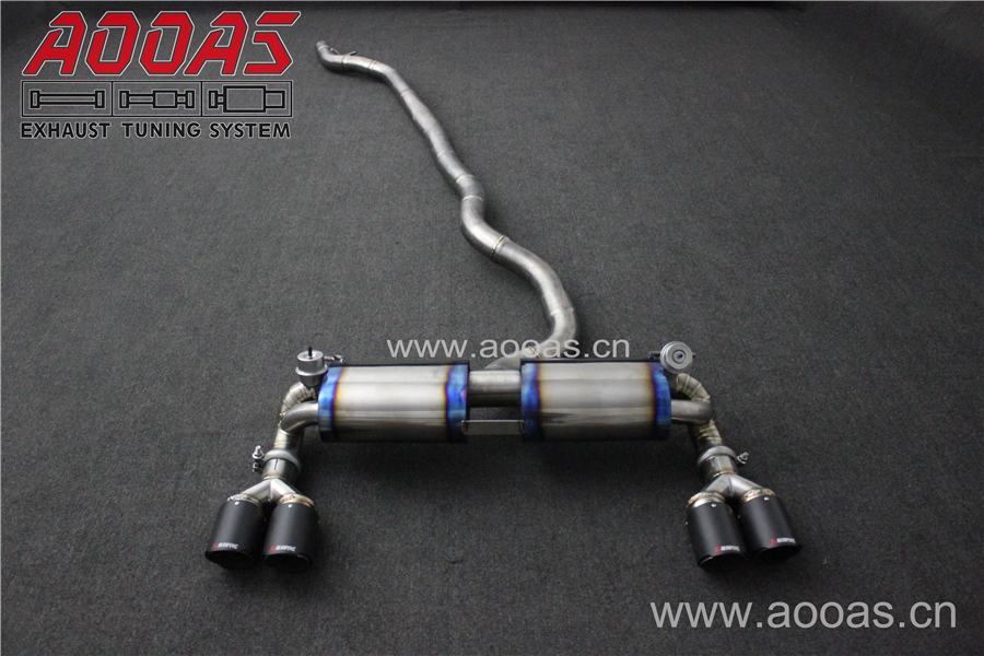 AOOAS exhaust valve in the BMW 3-series GT tail figure out of titanium alloy products
